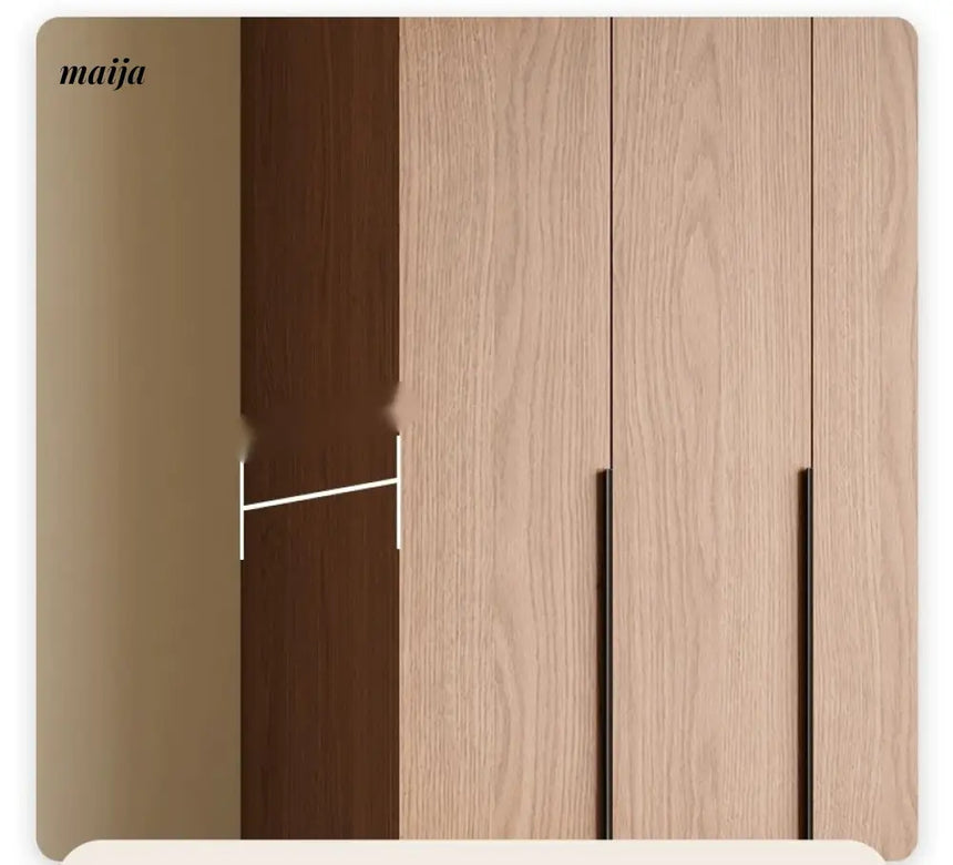 MEIHOUSE Medieval Rattan Glass Door Bedroom Wardrobe Modern Storage from MEIHOUSE