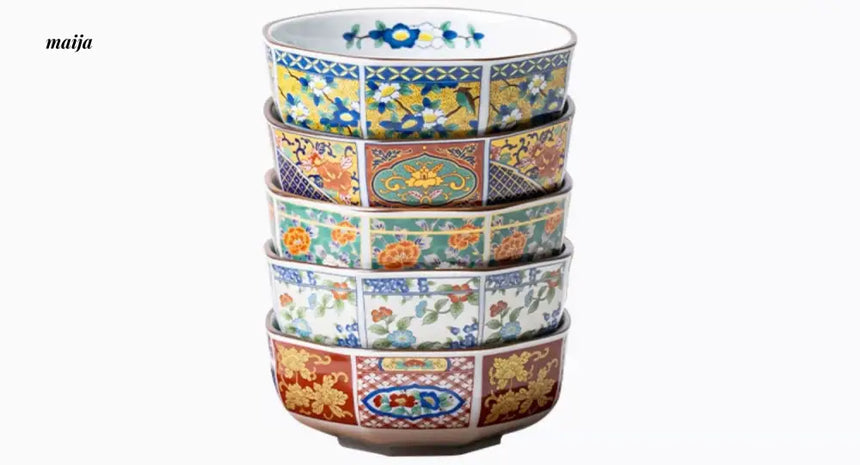 OKADA YAKI Arita Japanese Ceramic Tableware Set from OKADA YAKI