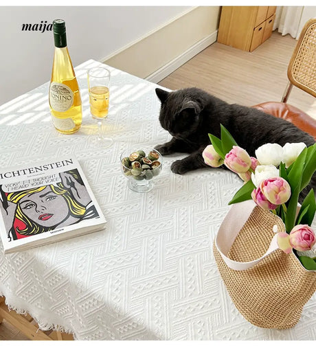 MAN YUE HOME Advanced French Dessert Tablecloth for Special Occasions from MAN YUE HOME