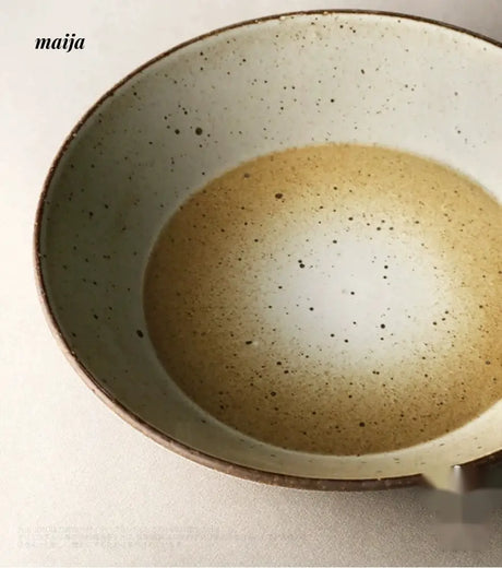 JOTO Japanese Handmade Ceramic Dinner Plate Restaurant Tableware from JOTO
