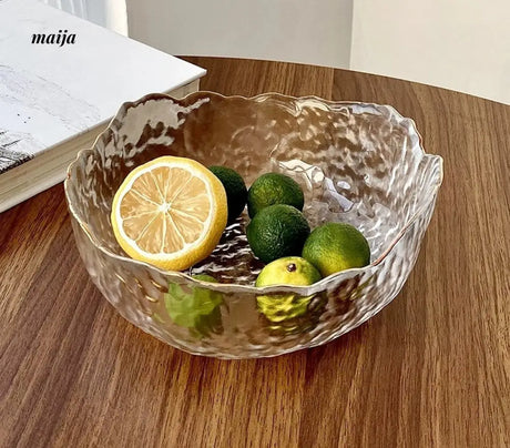 BANKE Transparent Crystal Glass Salad Bowl from BANKE