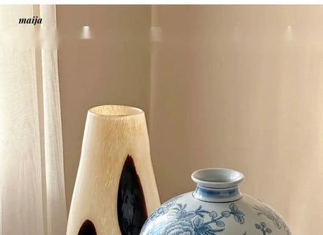 GUIFOU Glazed Line Glass Vase Set from GUIFOU