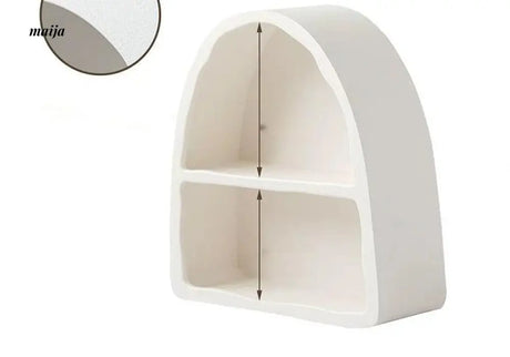 LIVINGPLUS Nordic White Arch Wall Cabinet from LIVINGPLUS