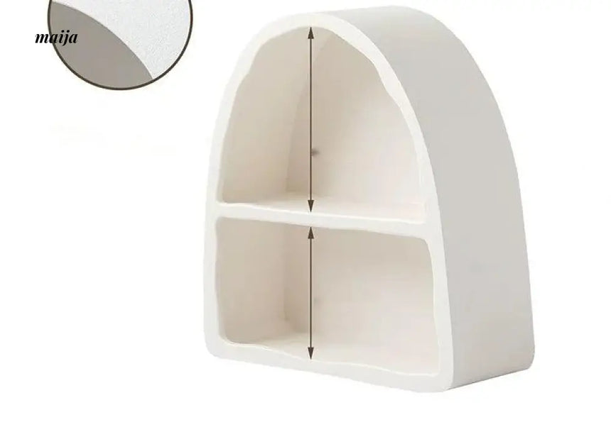 LIVINGPLUS Nordic White Arch Wall Cabinet from LIVINGPLUS