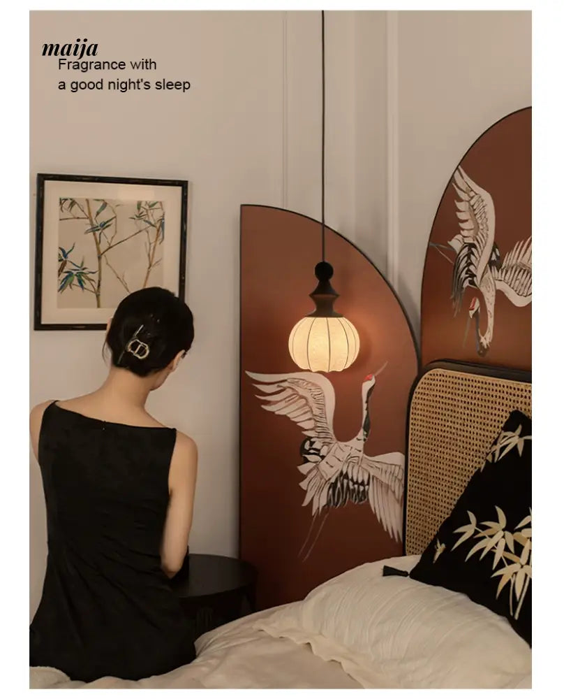 NANCY Wabi-Sabi Bedside Chandelier Retro Design from NANCY