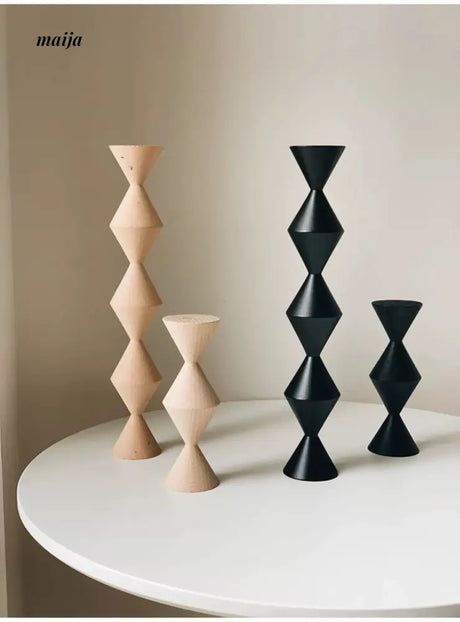 HOMESIDE Endless Column Solid Wood Candlestone from HOMESIDE