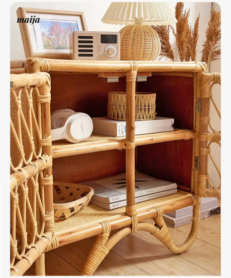 19 DREAM SPACE Japanese Rattan Shoe Cabinet from 19 DREAM SPACE