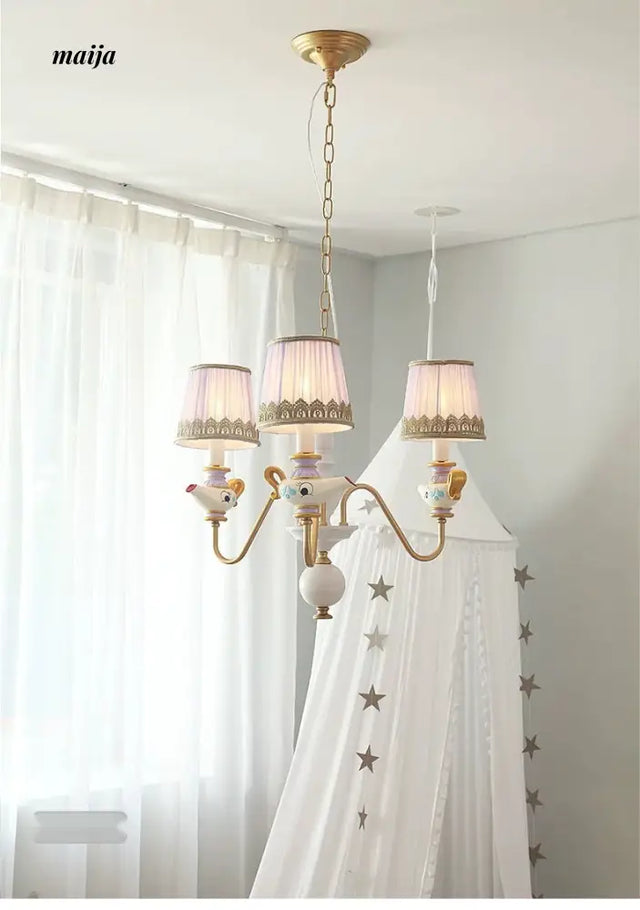 QXWD Cartoon Ceiling Lamp Princess Room from QXWD