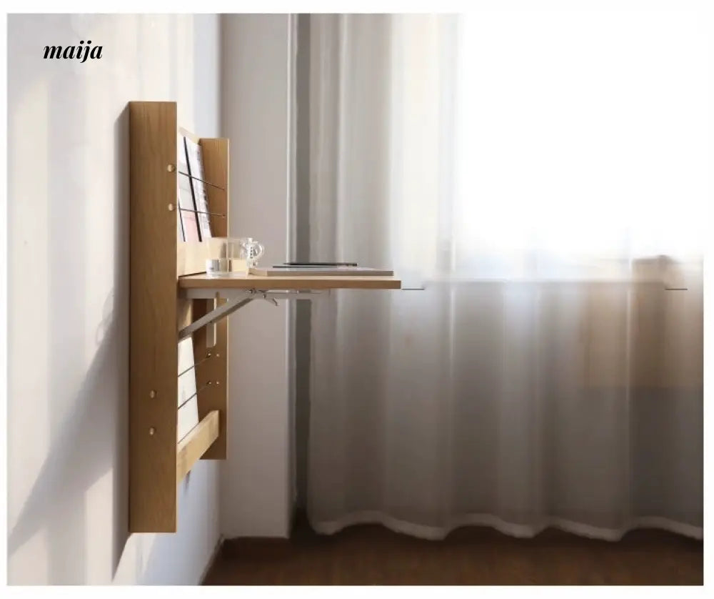 OGI NO RYOHIN Folding Wall Table Desk and Dressing Shelf from OGI NO RYOHIN