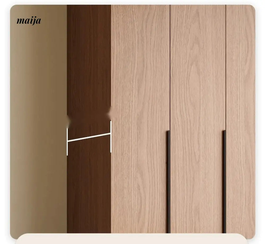 MEIHOUSE Antique Style Walnut Bedroom Large Wardrobe Cabinet from MEIHOUSE
