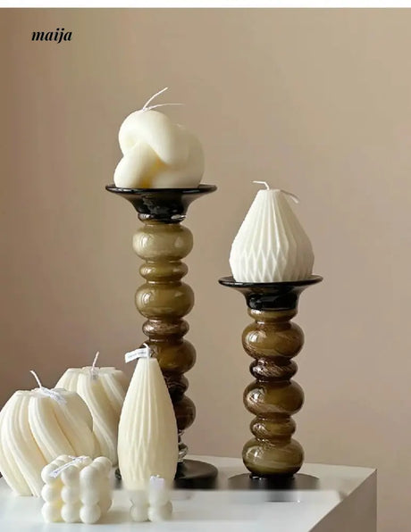GUIFOU Gold Handmade Candle Holder from GUIFOU