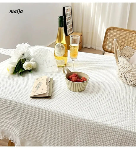 MAN YUE HOME Lace Tablecloth for French INS Style Dining Spaces from MAN YUE HOME