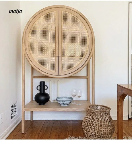 RATTAN CRAFTSMAN Light Luxury Wine Cabinet from RATTAN CRAFTSMAN