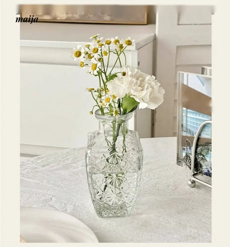 BANKE Retro Glossy Flower-Shaped Small Vase from BANKE