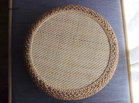 Woven Rattan Round Tea Table from maija
