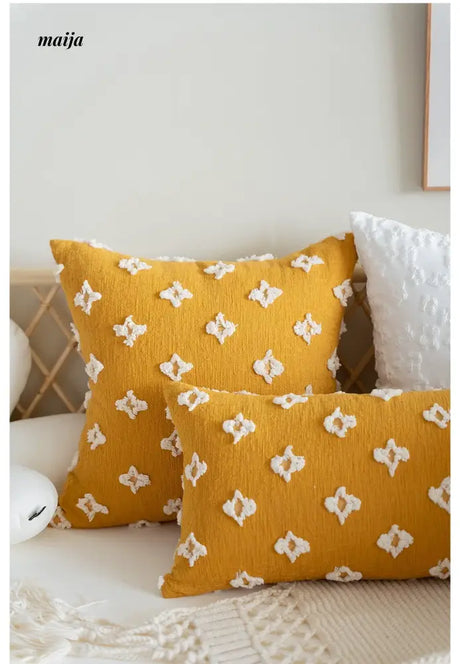 MISTYWOOD Daisy Sunflower Decorative Pillow from MISTYWOOD