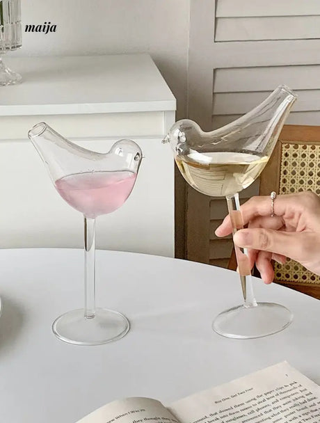 BANKE Creative Bird Tall Glass Cocktail Cup from BANKE