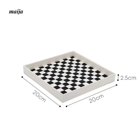 WULIHOME Checkered Board Tray from WULIHOME
