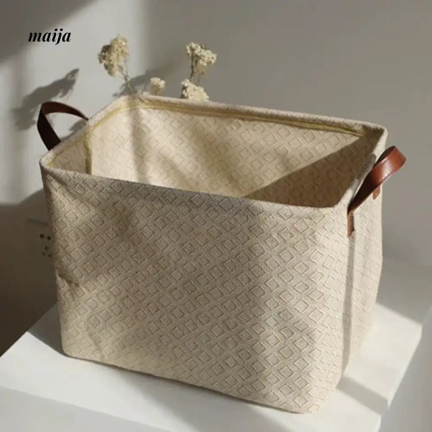 MUYE Square Woven Laundry Basket from MUYE