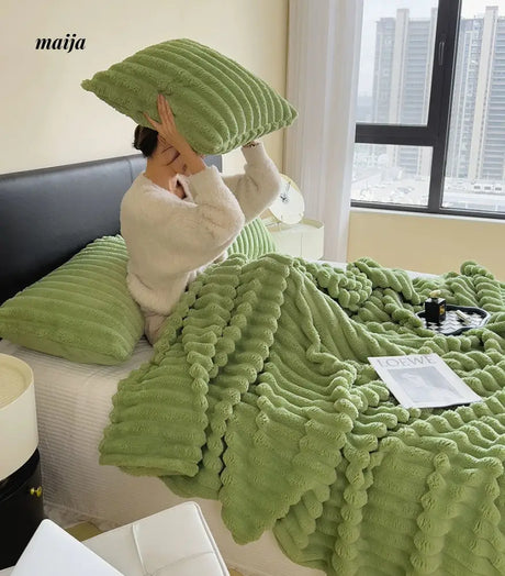Rabbit Plush Blanket from maija