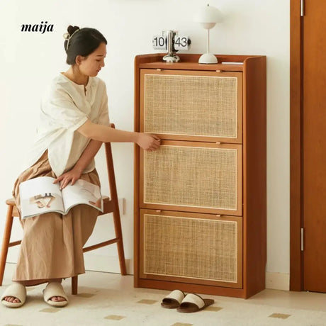 XIXI Ultra Thin Wooden Shoe Cabinet from XIXI