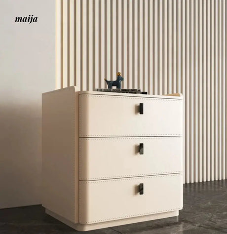 Jacobson Leather Wrap Bedside Table from DONGGUAN