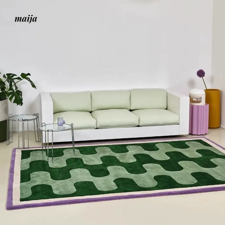TIPTOE Blues Muse Rug from TIPTOE