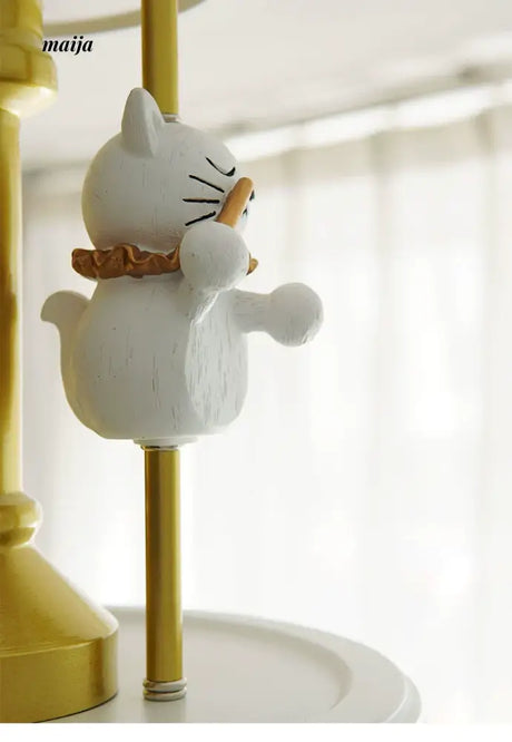 QXWD Cat Musician Ceiling Lamp Children's Room from QXWD