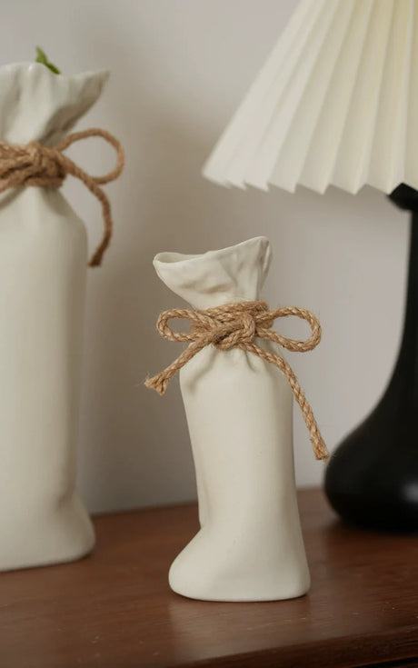 LENYVASEN Elias Irregular Fold Ceramic Vase from LENYVASEN