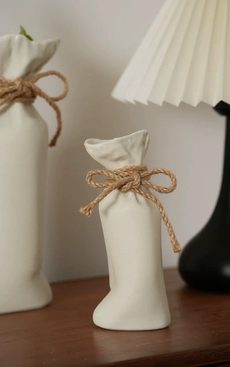 LENYVASEN Elias Irregular Fold Ceramic Vase from LENYVASEN