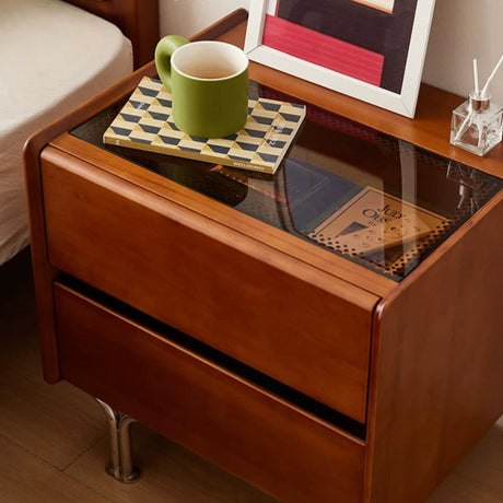 SAMMI Grace Modern Boxwood Bedside Table from SAMMI