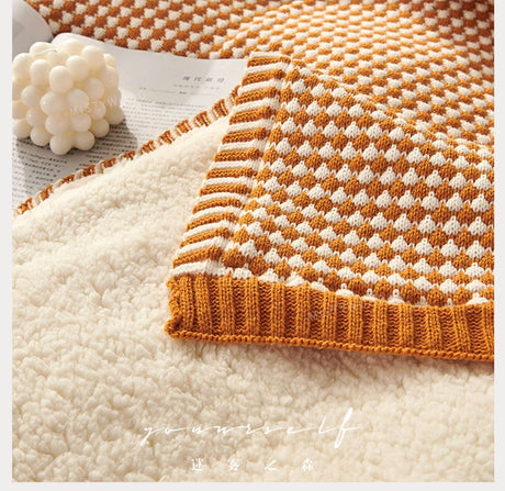 MISTYWOOD Orange Fleece Scandinavian Duvet from MISTYWOOD