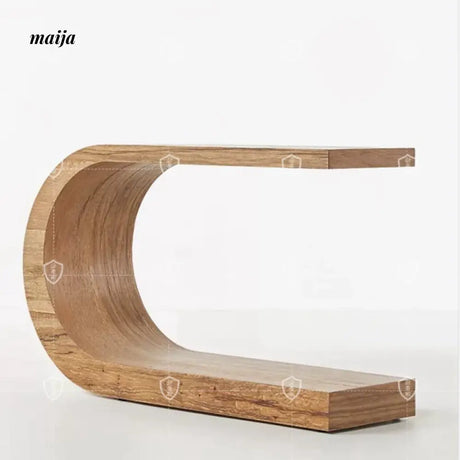 Crescent Solid Wood Console Table from maija
