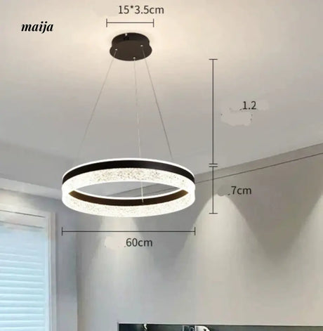 GVG Round Crystal Ceiling Chandelier from GVG