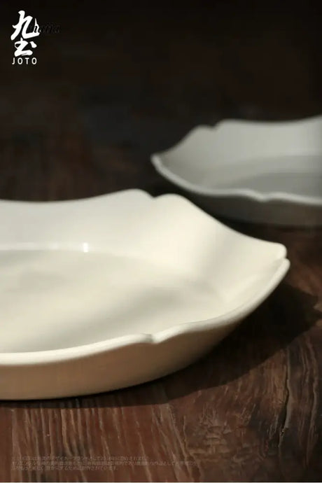 JOTO Japanese Ceramic Fruit Plate Handmade Dish Set from JOTO
