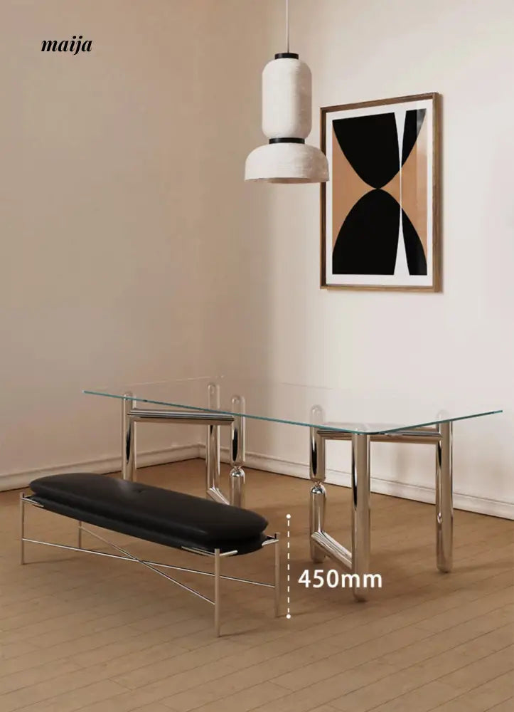 Freyja Retro Microfiber Leather Bedside Bench from maija