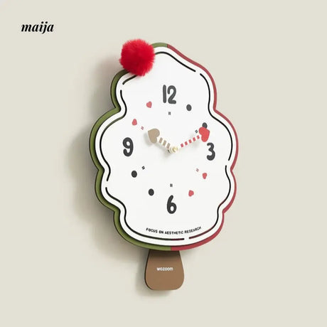 MANDELA Soft Serve Ice Cream Wall Clock from maija