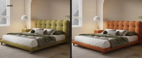 Bubble Minimalistic Fabric Bed from Kaiyashi
