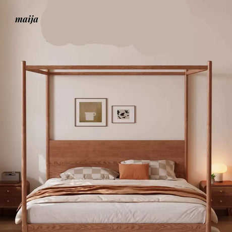 Kira Solid Wood Bed with Canopy from maija