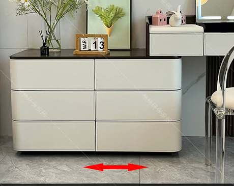 GEPH Ruby Integrated Cream Storage Dressing Table from GEPH