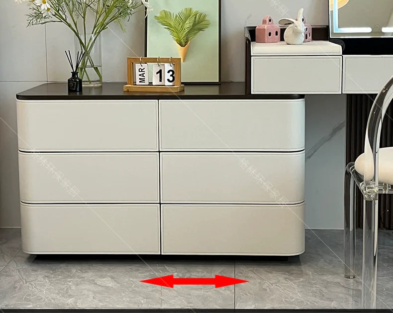 GEPH Ruby Integrated Cream Storage Dressing Table from GEPH