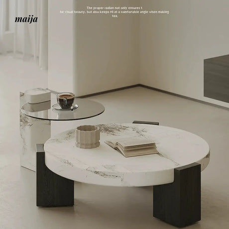 TIDELEADER Marble Gubbio Coffee Table from TIDELEADER