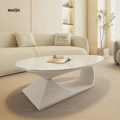 NAVI Snow Mountain Stone Top Coffee Table from NAVI