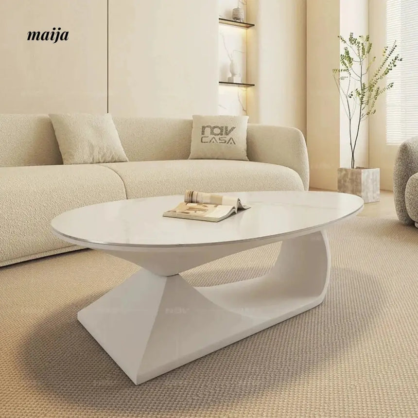 NAVI Snow Mountain Stone Top Coffee Table from NAVI