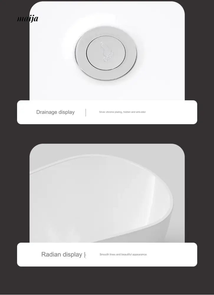 Solid Colour Acrylic Bathtub from maija
