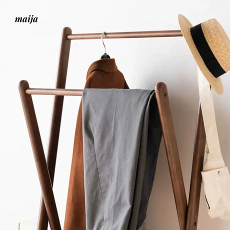 Alvarado Solid Wood Clothing Rack from maija