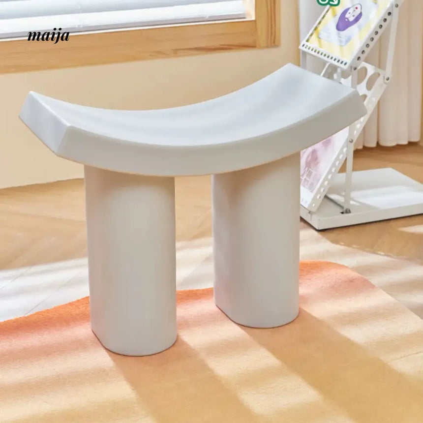 LAZYSPACE Emma Plastic Shoe Stool from LAZYSPACE