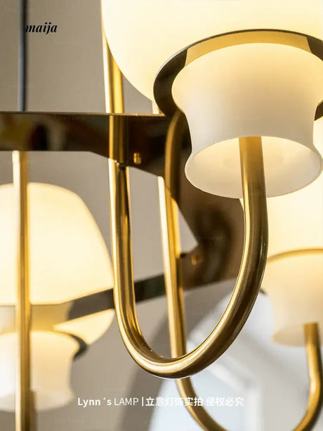 LYNN Japanese Glossy Retro Ceiling Lamp from Lynn's Lamp