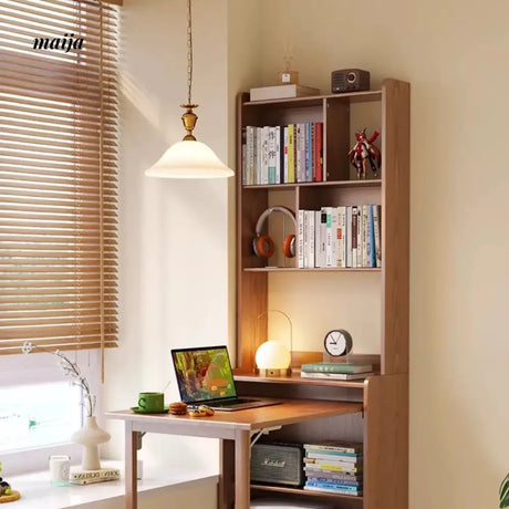 FUYUKI Wako Foldable Office Desk and Shelf from FUYUKI