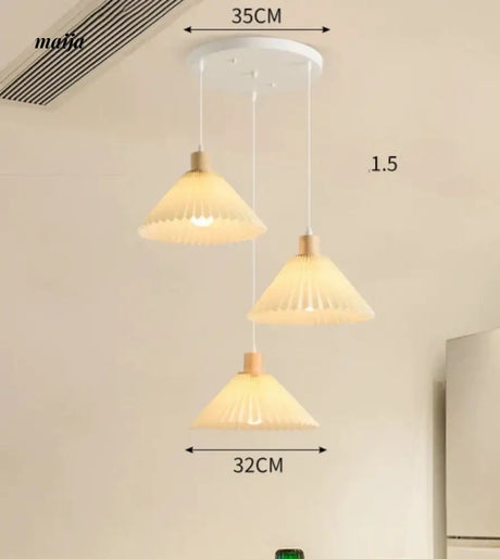 GVG Pleated Lampshade Pendant Lamp from GVG